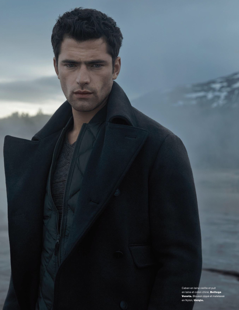Sean O'Pry Braves the Elements for Numéro Homme