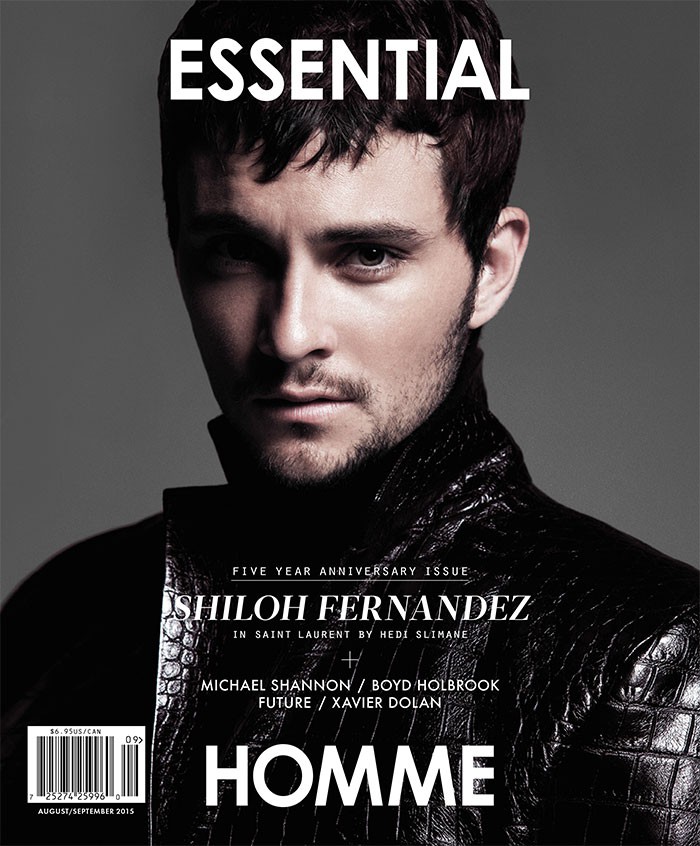 Shiloh Fernandez photographed by Jack Waterlot for Essential Homme with styling by Amy Mach.