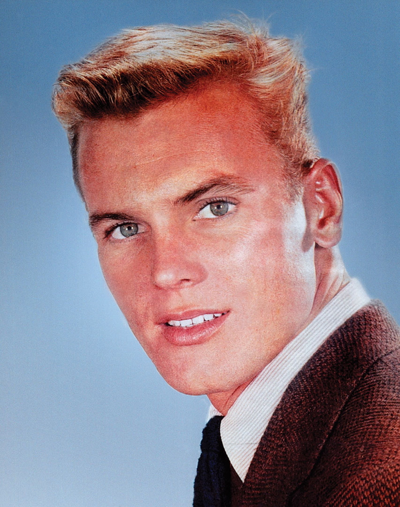 An old portrait of Tab Hunter