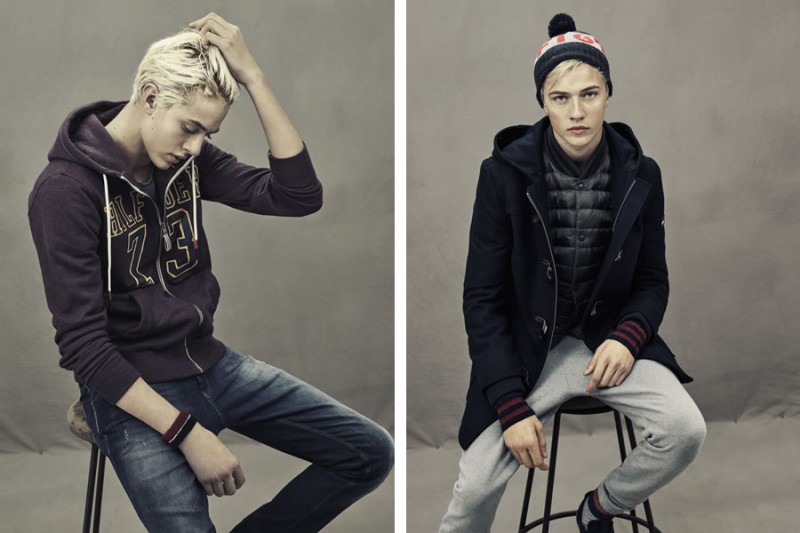 Lucky Blue Smith is ready for fall in comfortable layers.
