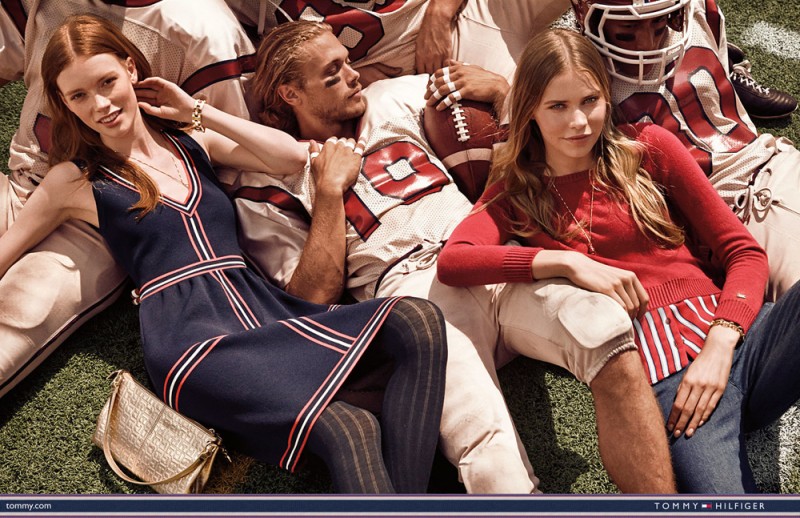 Chris Brown is front and center playing the football jock for Tommy Hilfiger's fall-winter 2015 campaign.