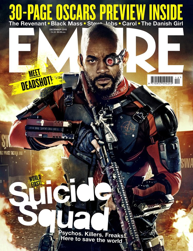 Will Smith Deadshot Empire 2015 Cover