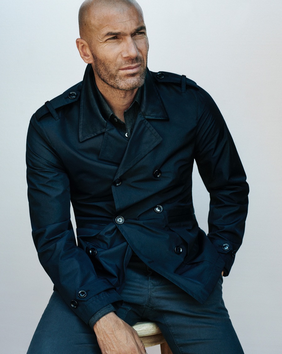 Zinédane Zidane Celebrates New Mango Ads