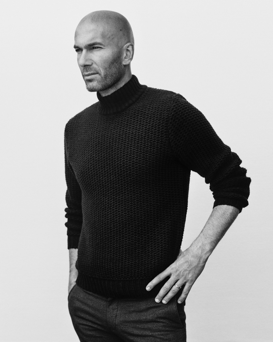 Zinédane Zidane Celebrates New Mango Ads