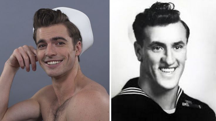 1940s Mens Hairstyle Sailor Inspired