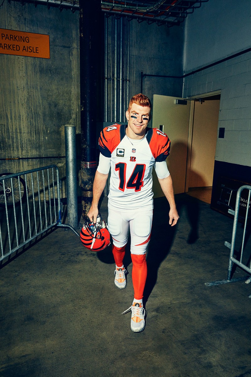 Andy Dalton poses for a photo by Miller Mobley.
