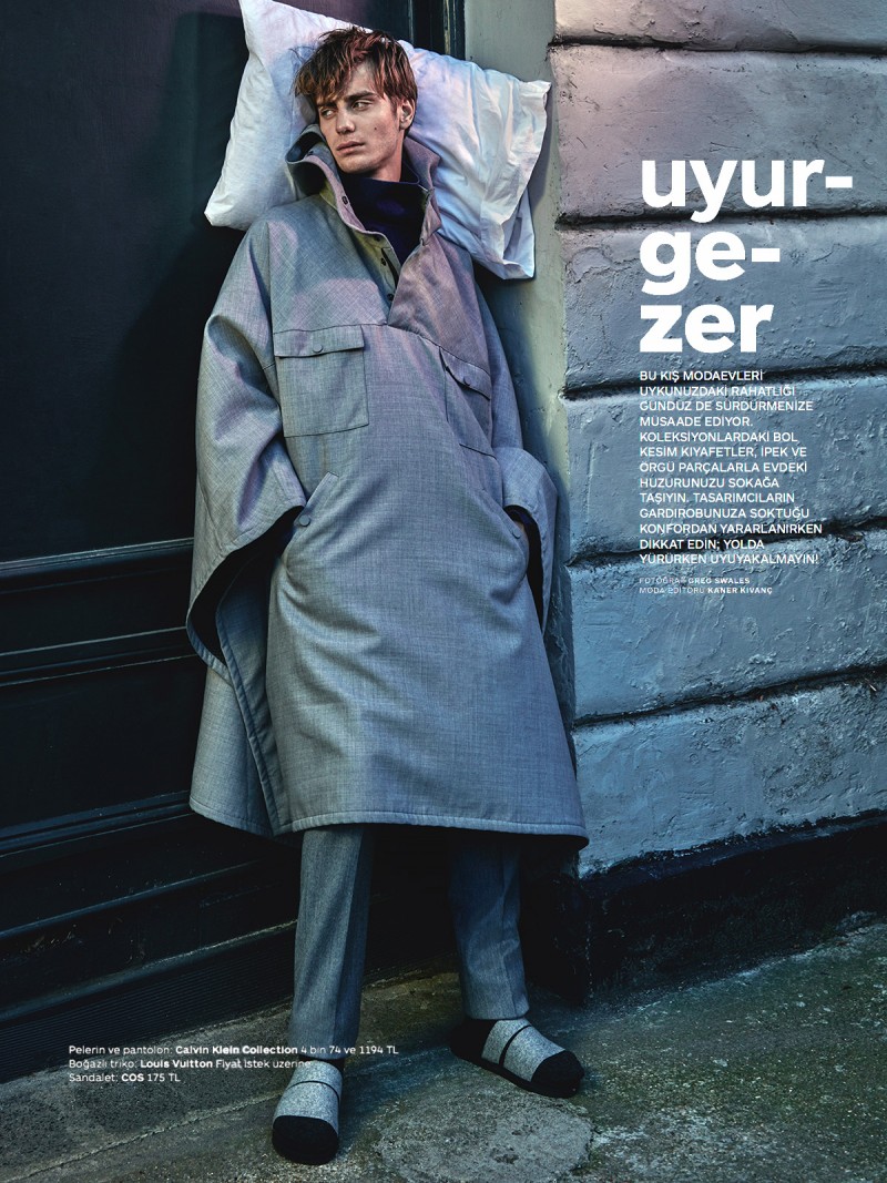 Ben Allen stars in an editorial for GQ Turkey.