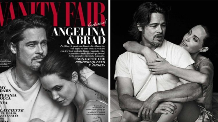 Brad Pitt Angelina Jolie Vanity Fair Italia