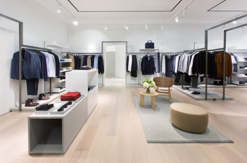 COS' men's department at The Beverly Center in Los Angeles, California