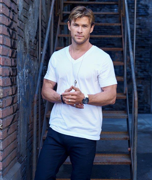 Chris Hemsworth poses for a picture as a new TAG Heuer brand ambassador.