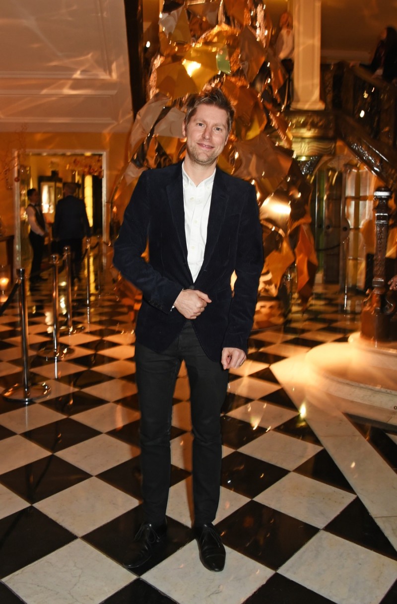 Christopher Bailey attends the Claridge's Christmas Tree Party 2015.