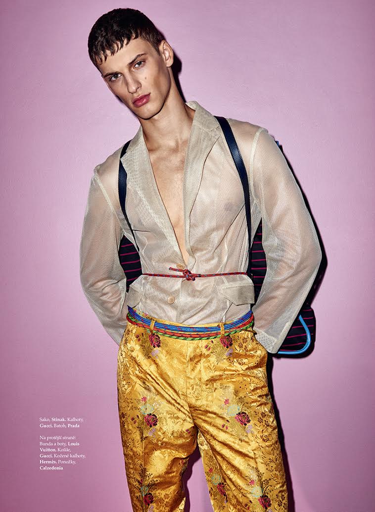 Men's Spring Fashion 2016: David Trulik for Elle Man Czech