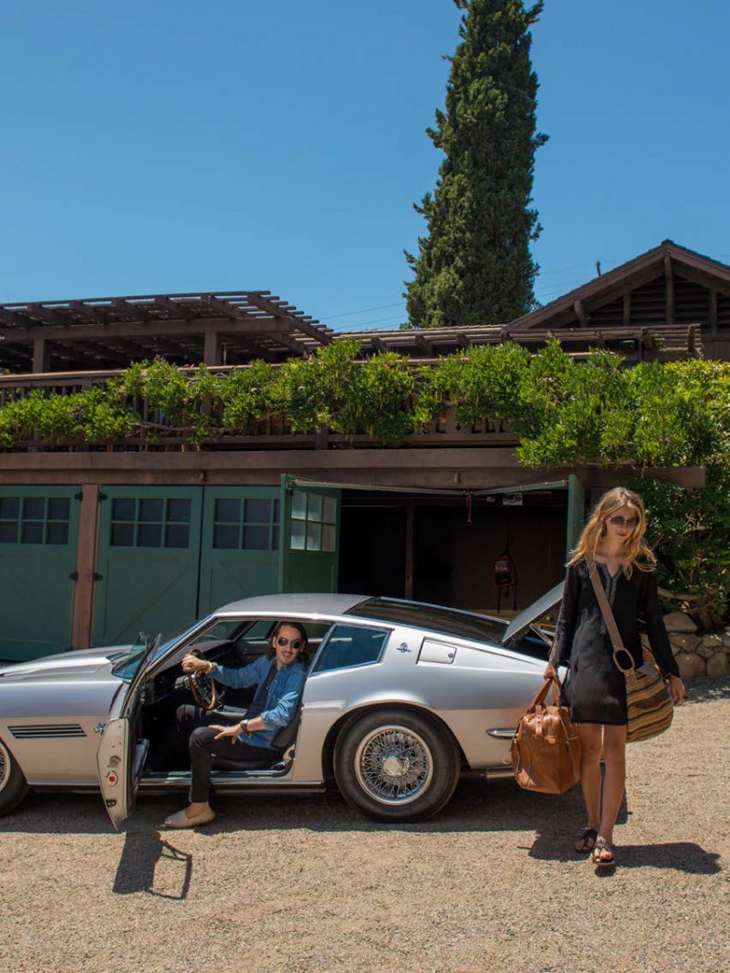 Dhani Harrison wears Oliver Peoples Jorie sunglasses.