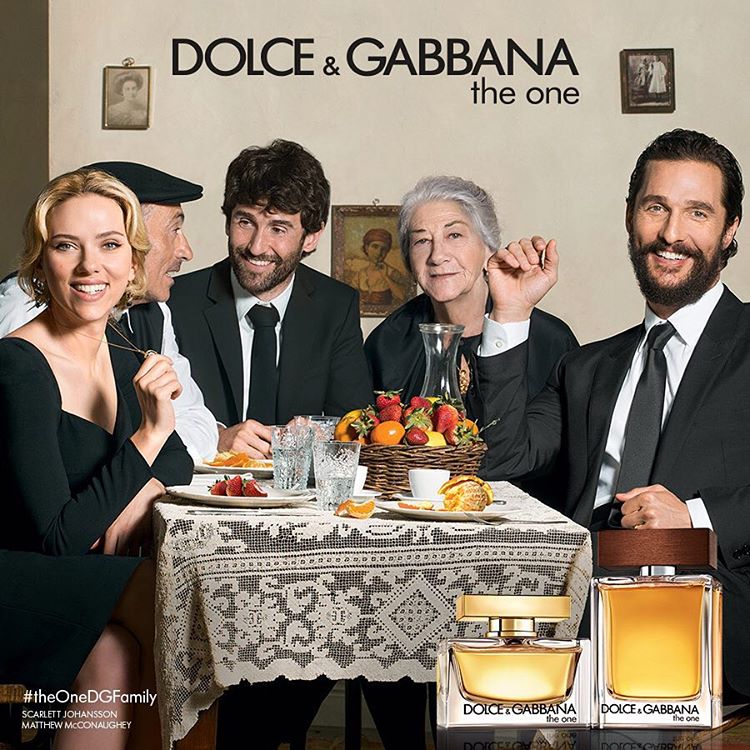 Dolce & Gabbana The One fragrance campaign featuring Scarlett Johansson and Matthew McConaughey