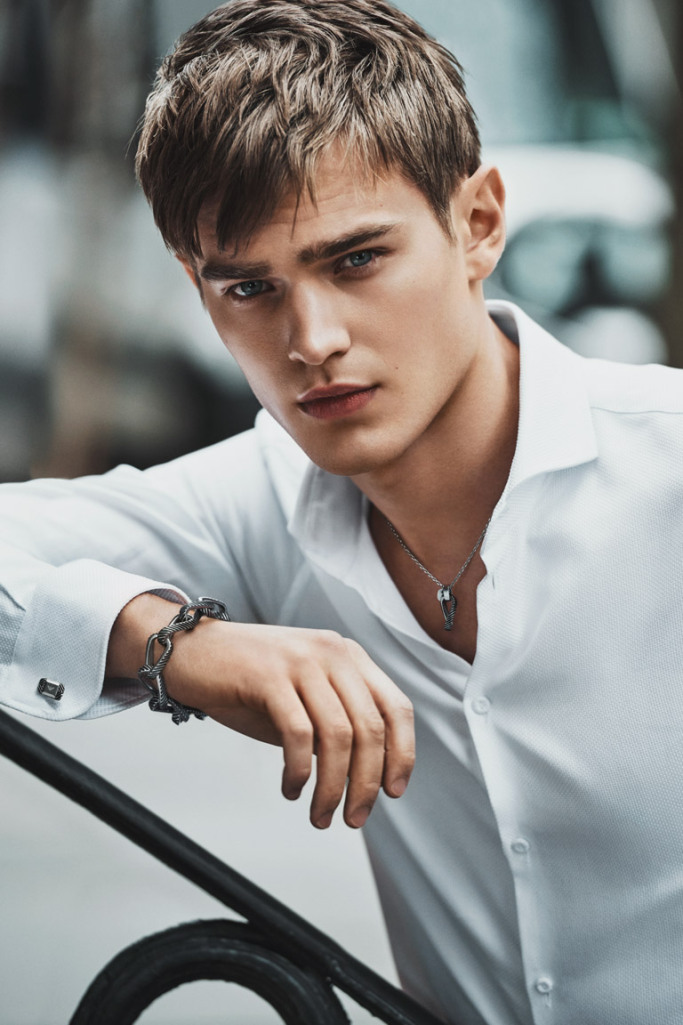 Emporio Armani 2015 Fall Winter Mens Jewelry Campaign Bo Develius