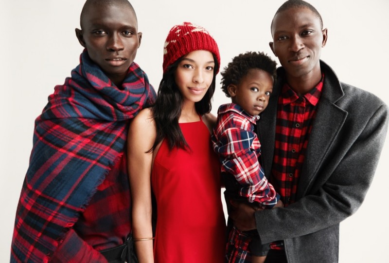 Fernando Cabral, Krystle Wilson, Lukas and Armando Cabral for Forever 21 Holiday 2015 Campaign