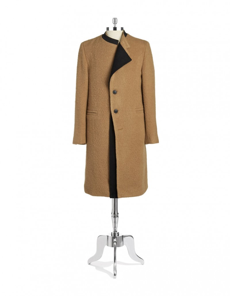 General Idea Textured Wool Coat