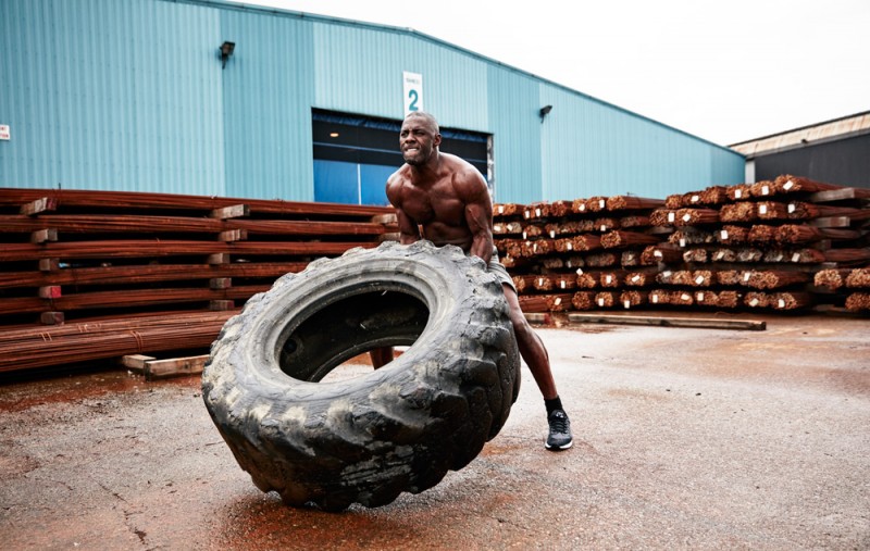 Idris Elba Shirtless