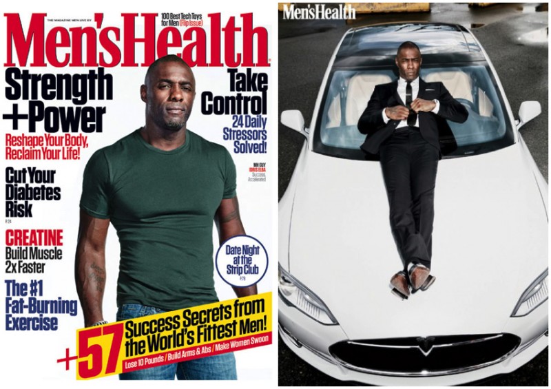 Idris Elba covers the December 2015 issue of Men's Health