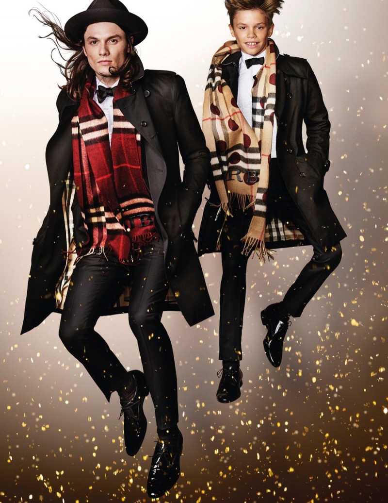 James Bay and Romeo Beckham for Burberry 2015 Festive Campaign