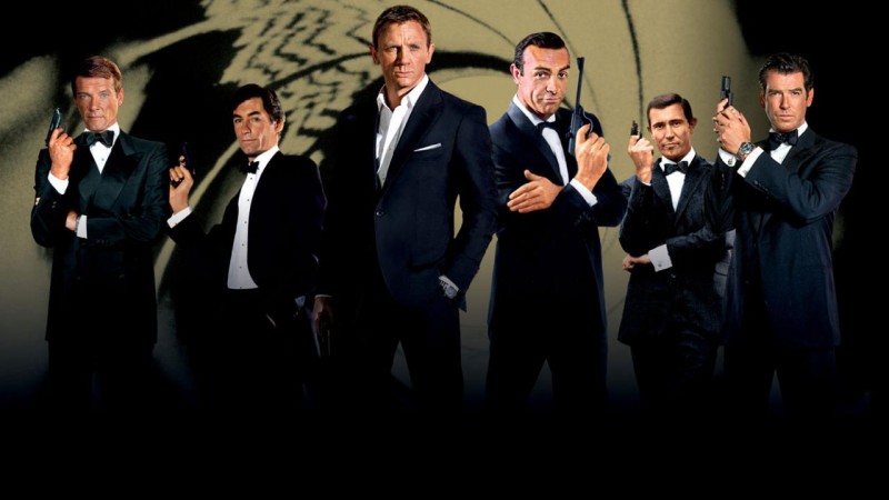 The Evolution of James Bond via Flickering Myth.