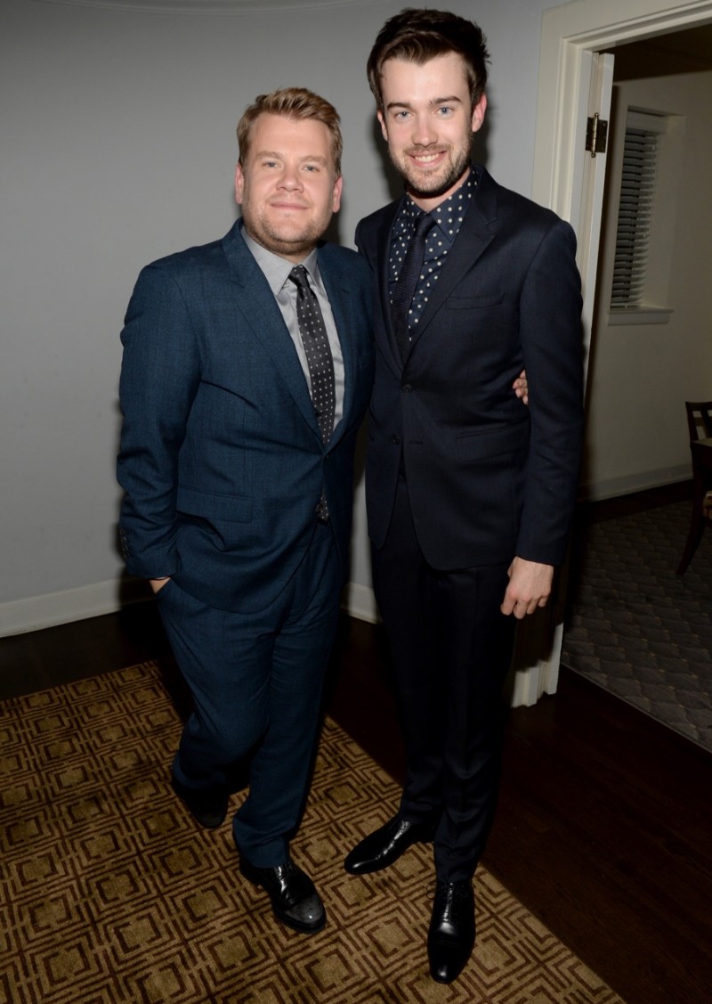 James Corden and Jack Whitehall in Burberry