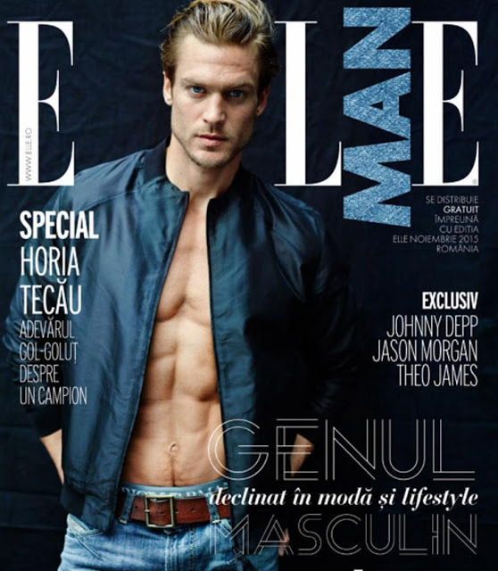 Jason Morgan covers the most recent issue of Elle Man Romania.