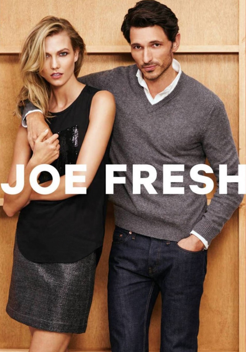 Joe Fresh Celebrates Holidays with Andres Velencoso Segura +