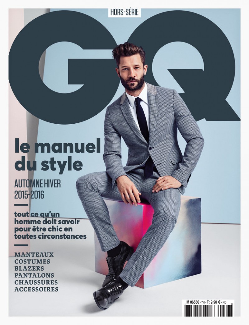 John Halls covers GQ France's Style Manuel.