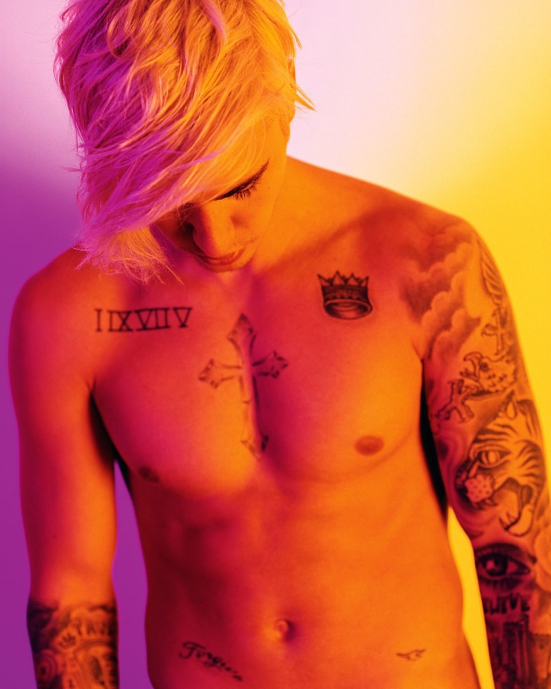 Justin Bieber Shirtless 2015 Shoot