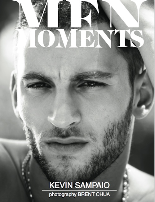 Kevin Sampaio covers the most recent issue of Men Moments.