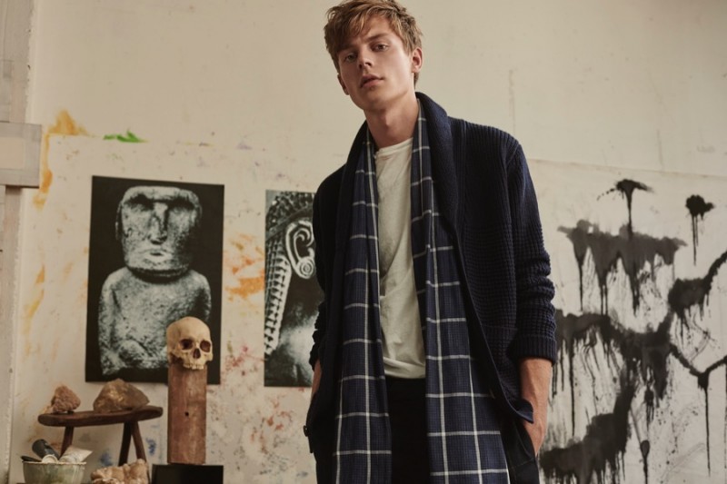 Model Janis Ancens for Mango Men