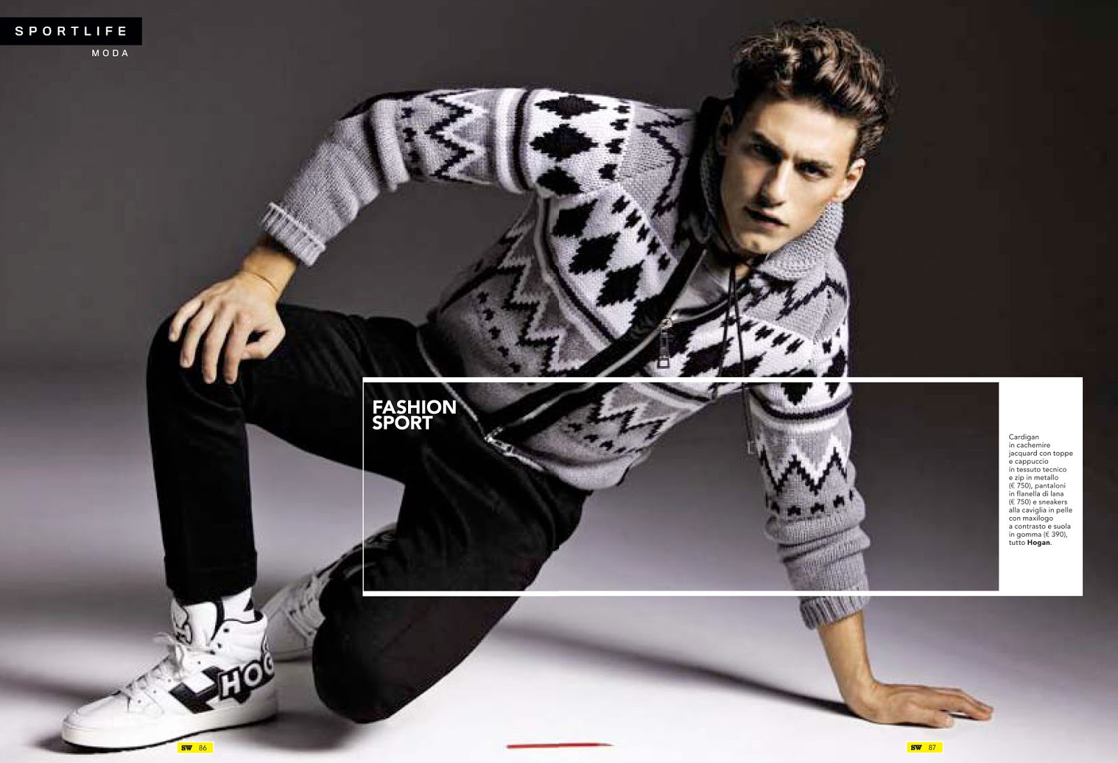 Sportweek: Mariano Ontañon Models Sporty Fashions