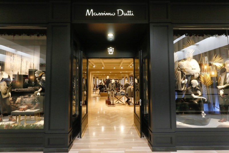 The Massimo Dutti South Coast Plaza boutique on Friday, Nov. 20, 2015, in Costa Mesa, Calif. (Photo by Ryan Miller/Capture Imaging)