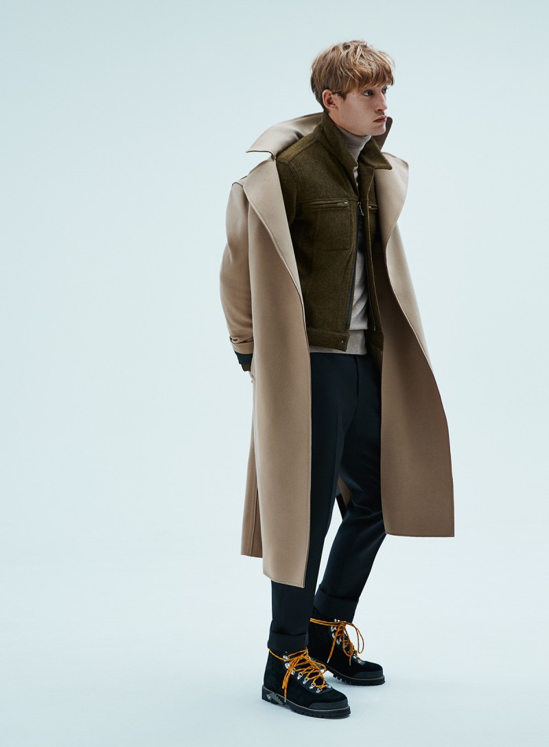 Haider Ackermann Wool Jacket and Costume National Wool Coat