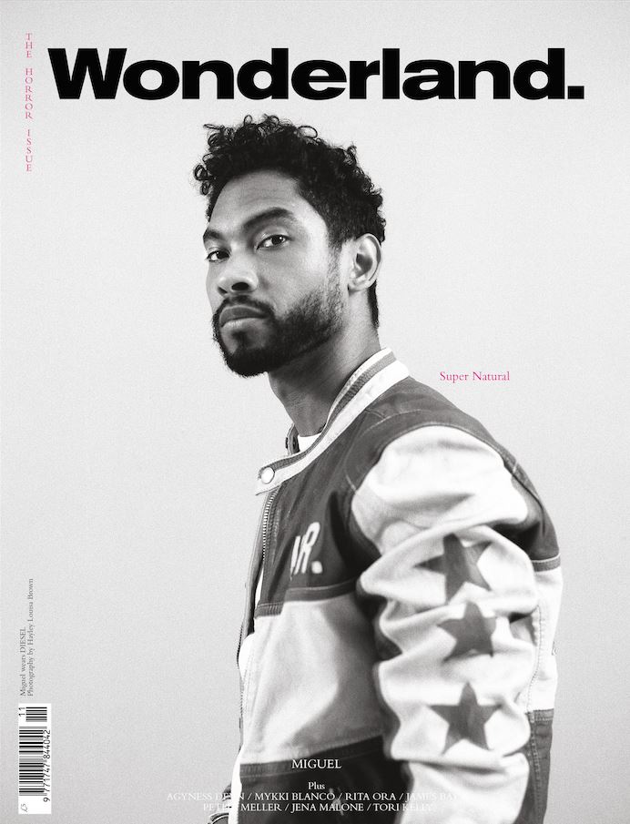 Miguel covers Wonderland magazine