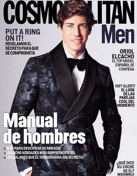 Oriol Elcacho Cosmopolitan Mexico 2015 Cover Photo Shoot 1