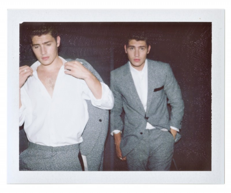 Gregg Sulkin wears suit Jeremy Scott and dress shirt Giorgio Armani.