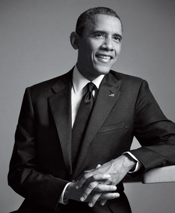 President Barack Obama photographed by Inez & Vinoodh for GQ