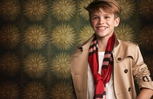 Romeo Beckham Burbery 2015 Festive Campaign Behind the Scenes