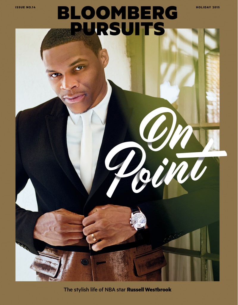 Russell Westbrook 2015 Bloomberg Pursuits Cover