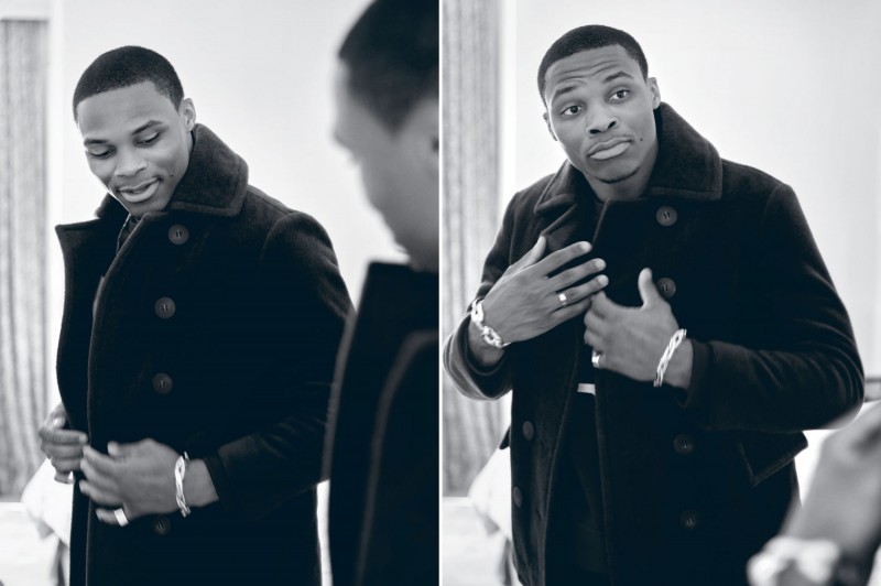 Russell Westbrook 2015 Bloomberg Pursuits Peacoat