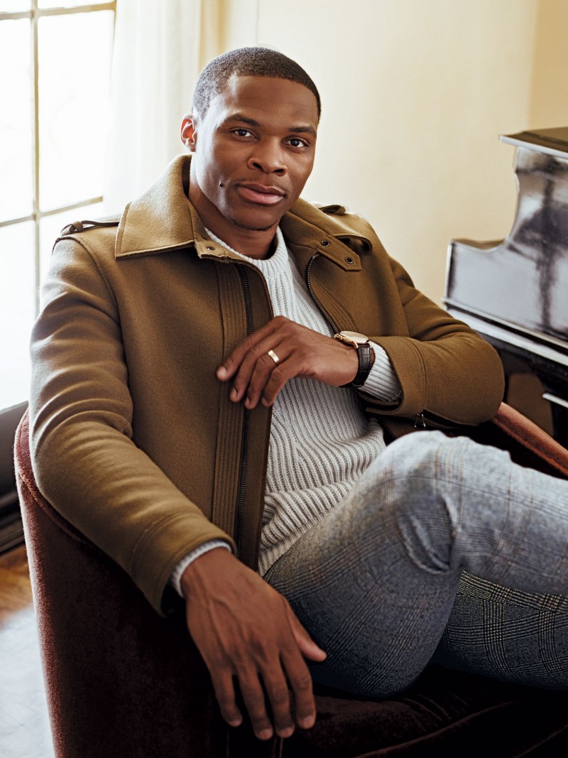 Russell Westbrook 2015 Bloomberg Pursuits Photo Shoot