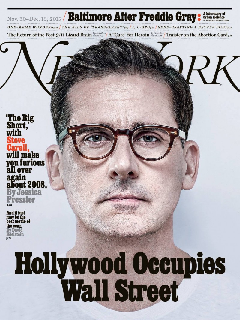 Steve Carell covers New York magazine.