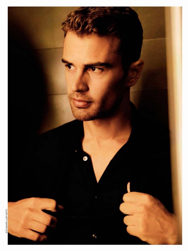 Theo James photographed by Cliff Watts for GQ España.