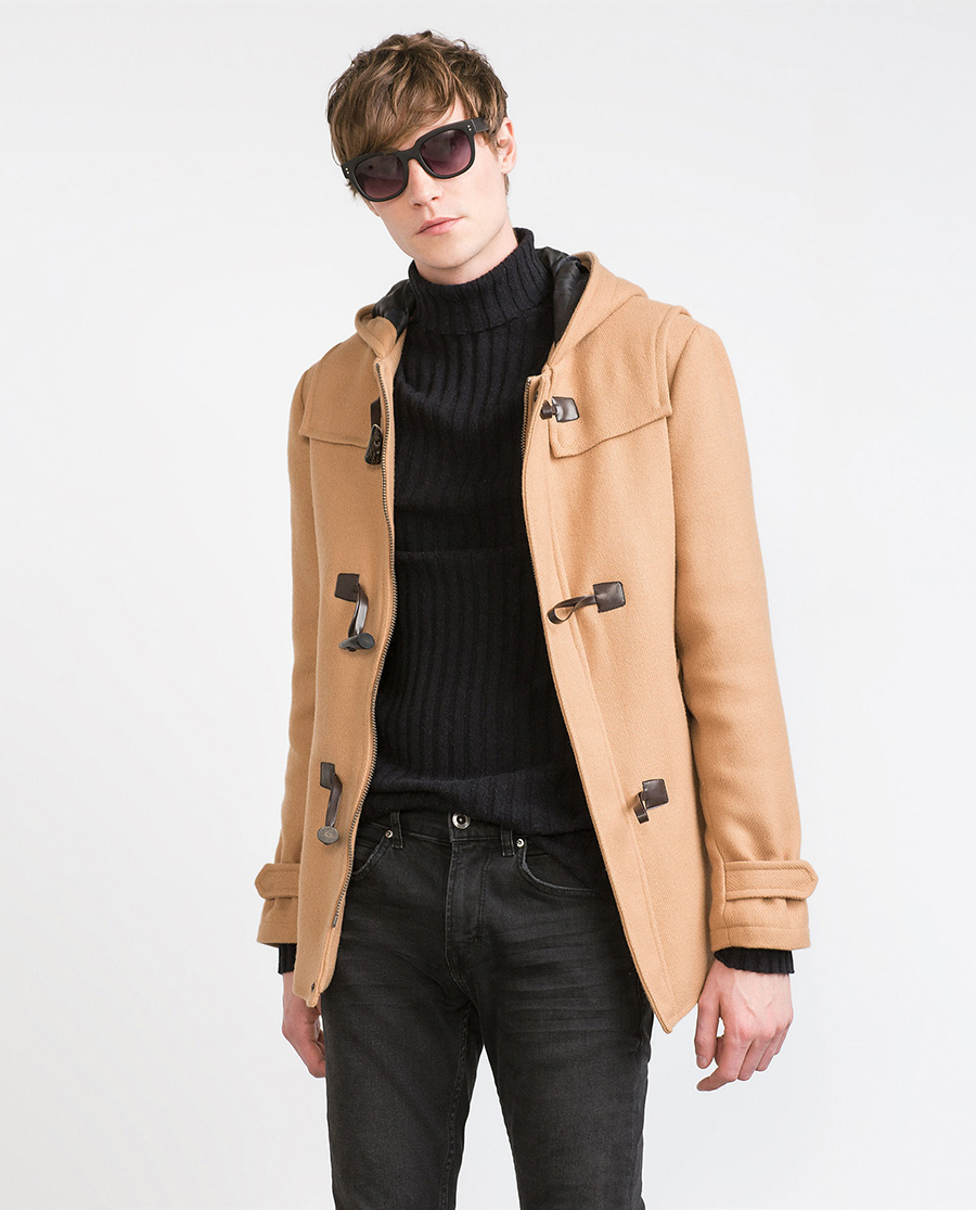 zara black jacket mens