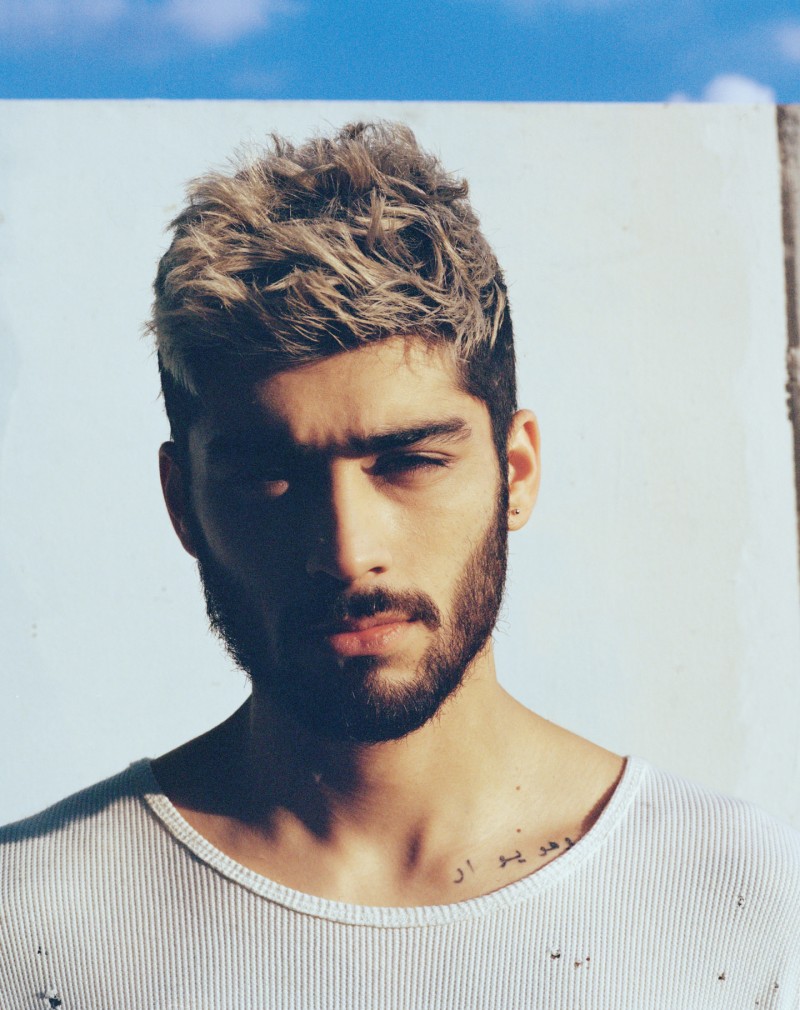 Zayn Malik poses for The Fader magazine.