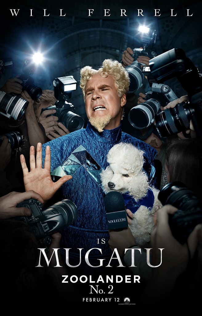 Will Ferrell as Mugatu for Zoolander 2 poster artwork