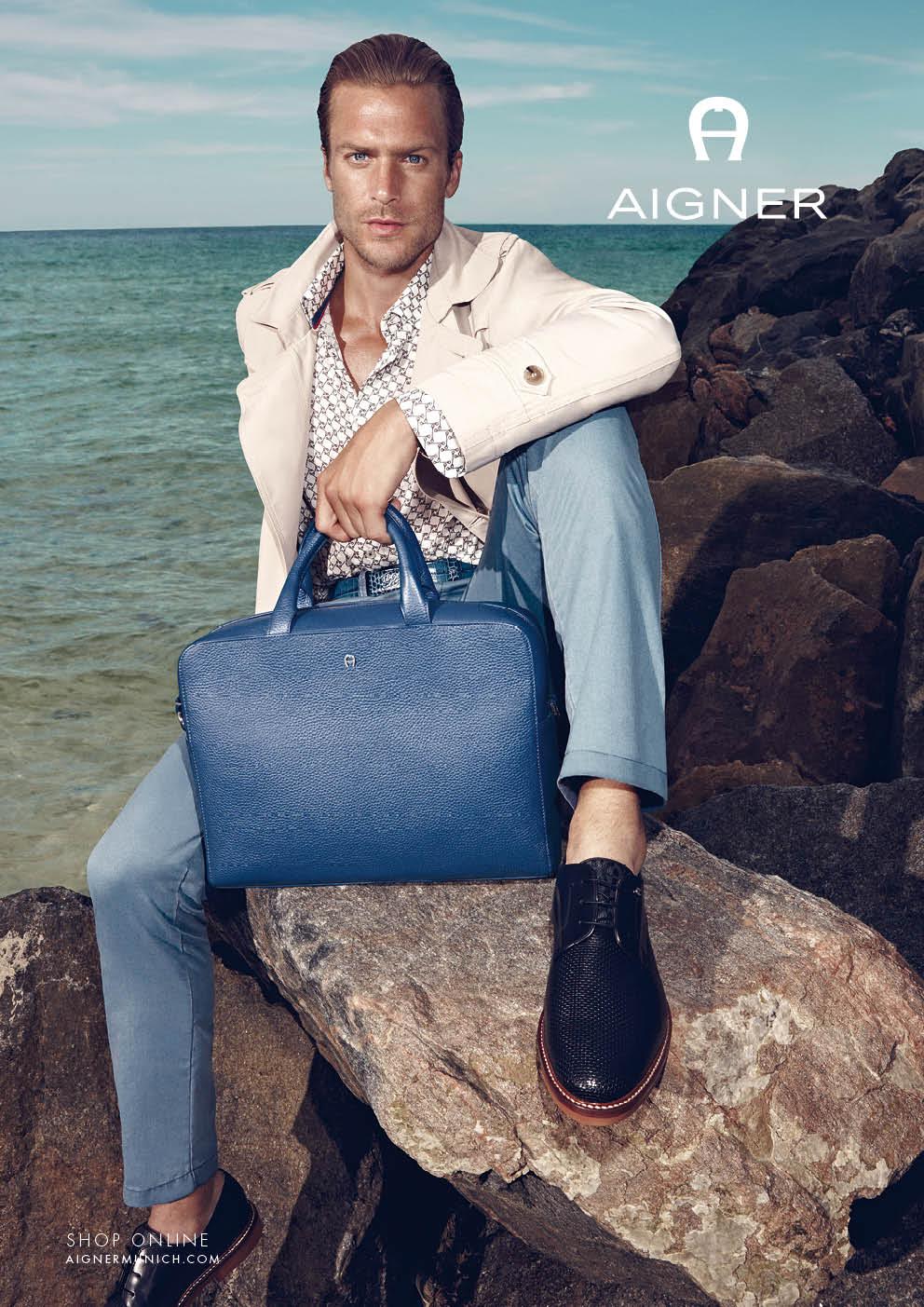Aigner Spring Ads: Jason Morgan by Nagi Sakai