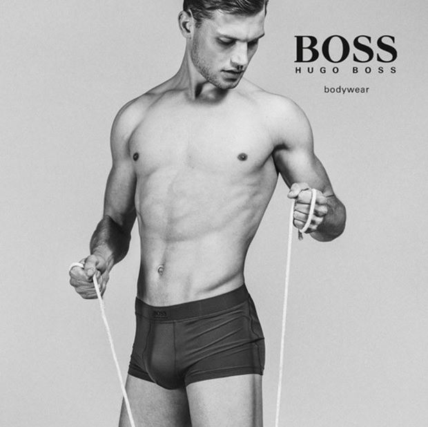 hugo boss underwear model